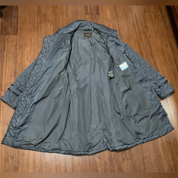 Cole Haan Quilted Long Coat - Picture 8 of 12